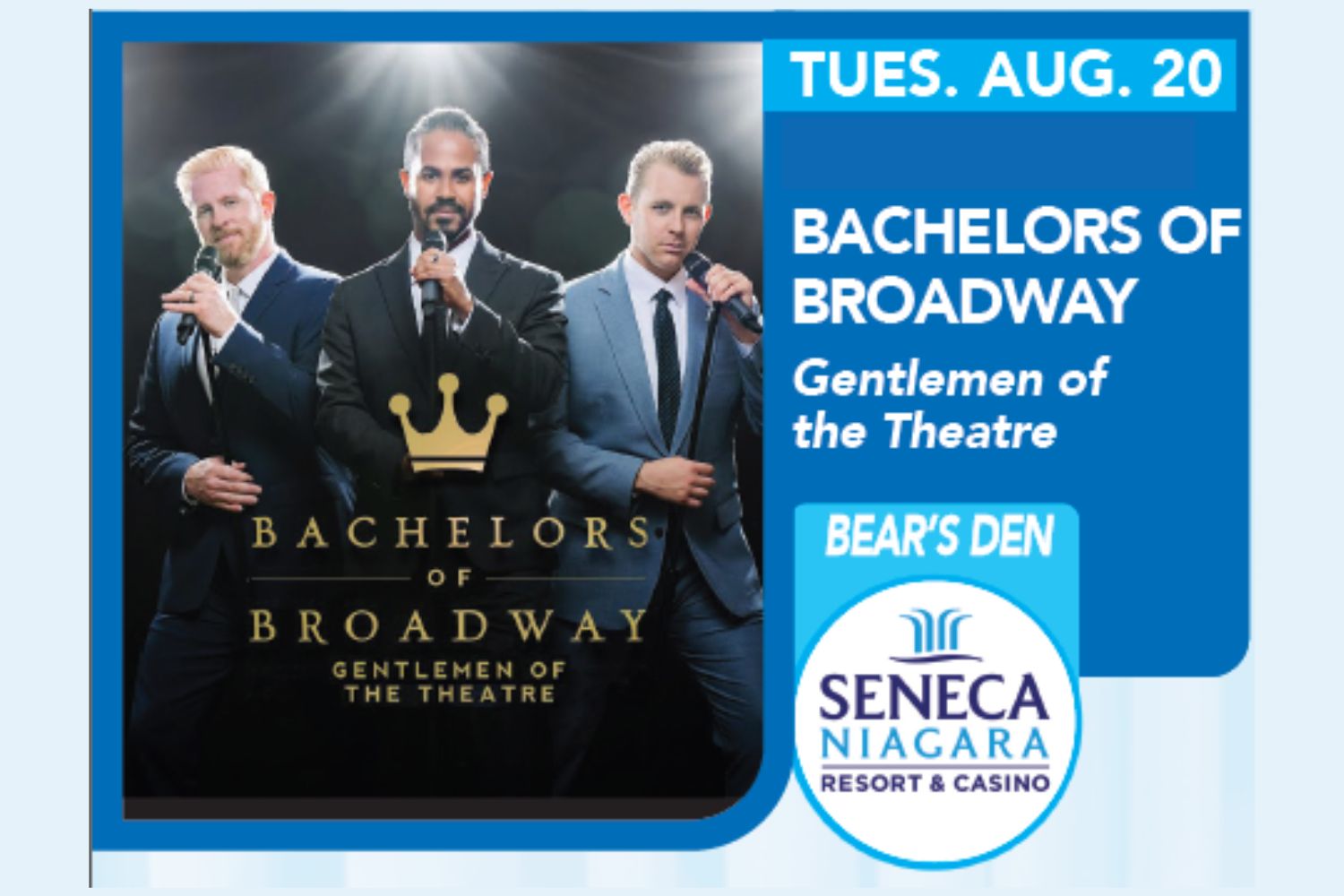 \"Bachelors of Broadway\" - SNC - Tues., Aug. 20, 2024